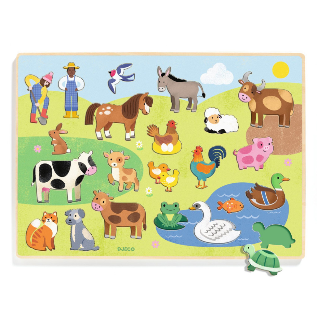 DJECO ENG: Puzzlo FarmAnimo
