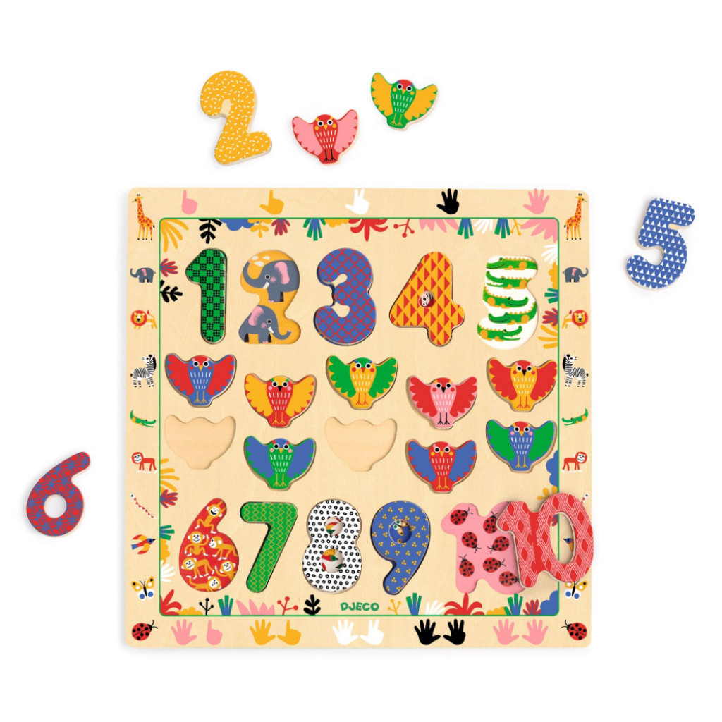 DJECO ENG: Puzzle 1 - 10