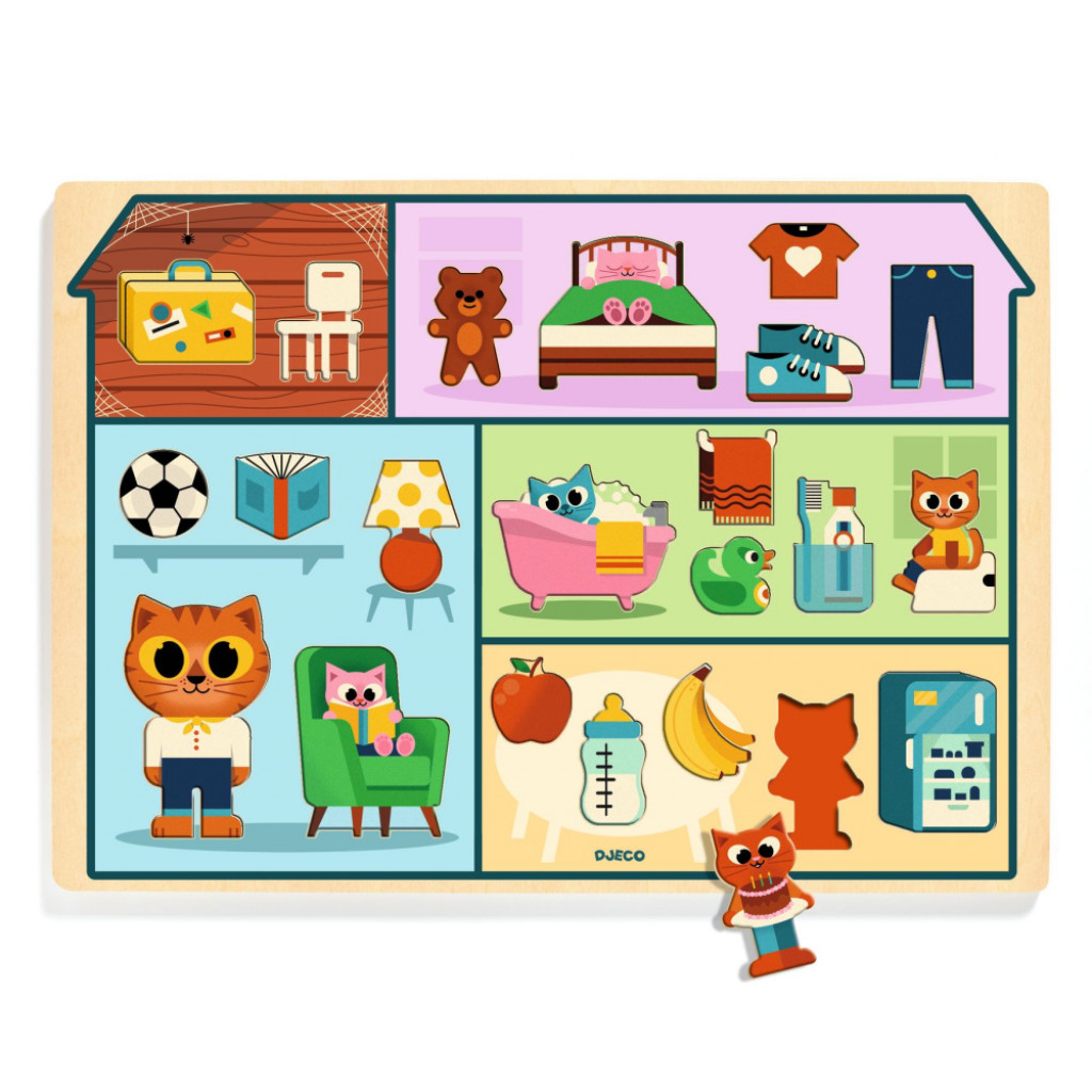 DJECO ENG: Puzzlo House