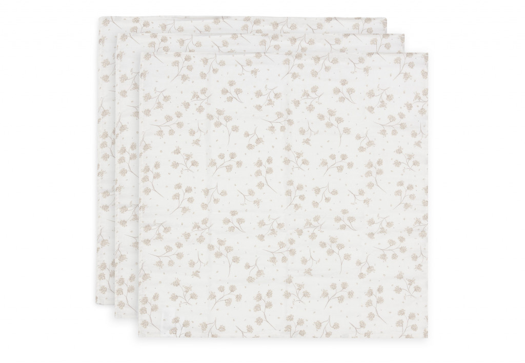 Jollein Pleny 3 ks 70x70 cm Leafy Dreams