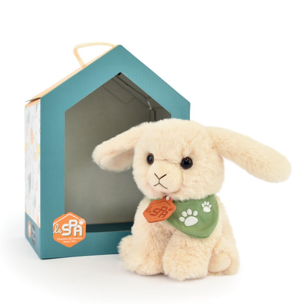 DouDou ET Compagnie Béžový plyšový zajačik 16cm