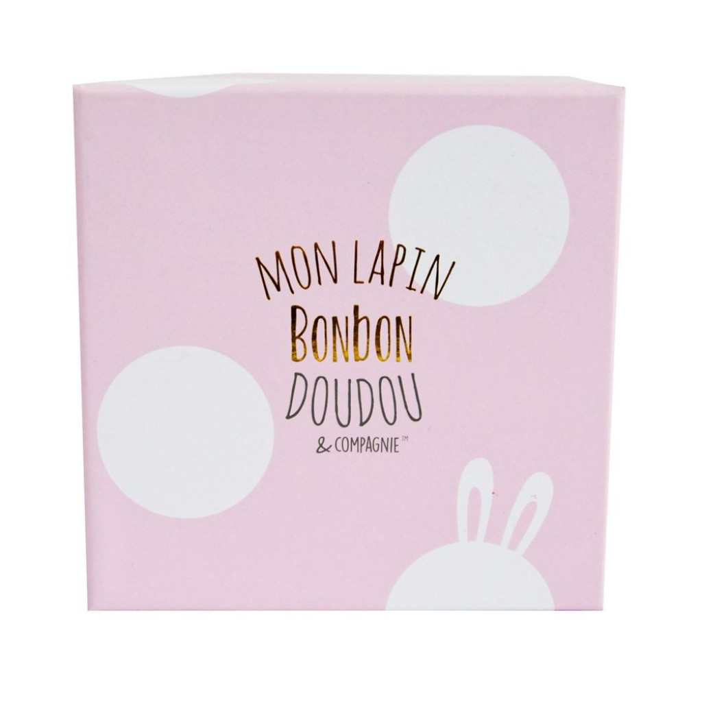 DouDou ET Compagnie Lapin Bonbon Zajačik ružový capačky PM 0-6m
