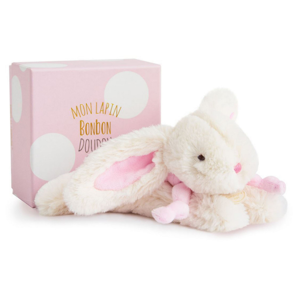 DouDou ET Compagnie Lapin Bonbon Zajačik ružový PM 20cm
