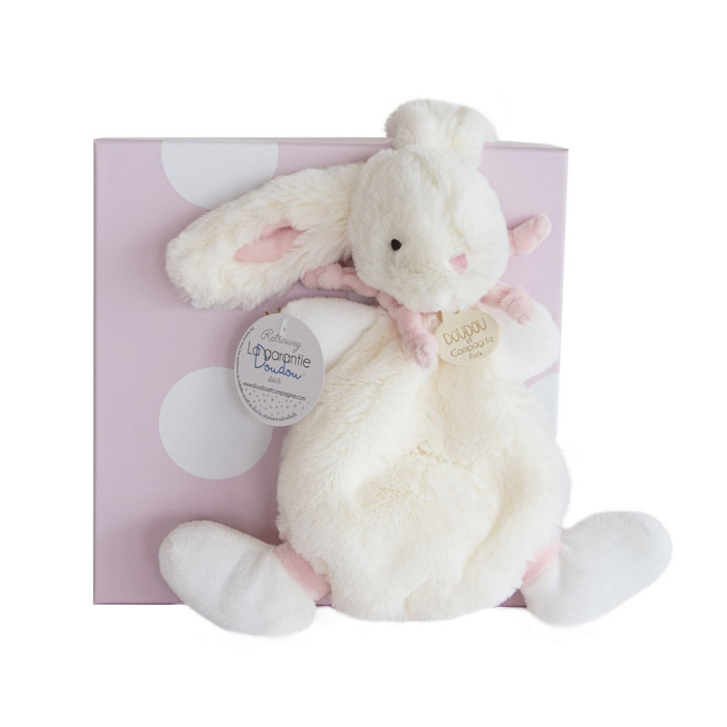 DouDou ET Compagnie Lapin Bonbon Zajačik ružový PM mojkáčik 26cm