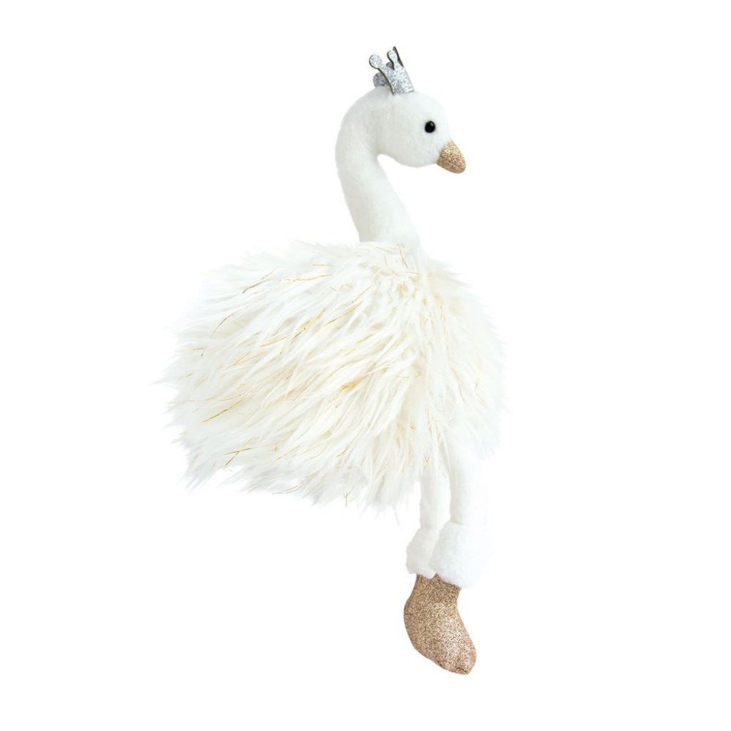 DouDou ET Compagnie Histoire d'Ours Labuť biela JR 30cm