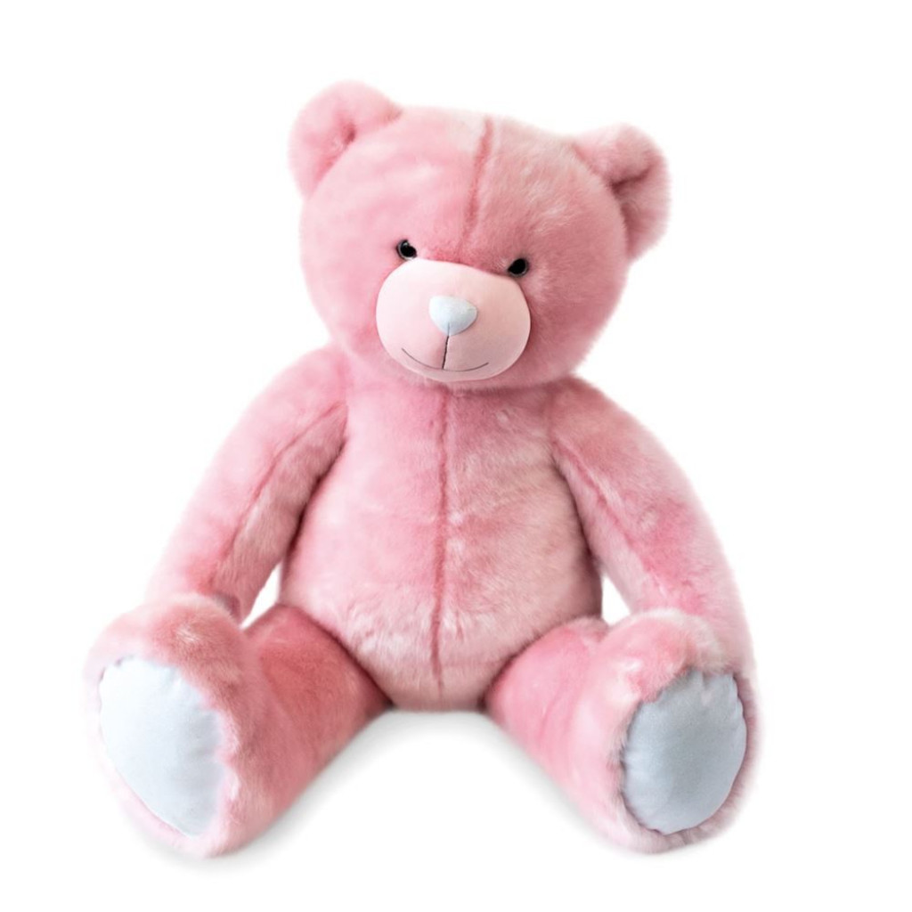 DouDou ET Compagnie LP XXL Medveď ružový 120cm