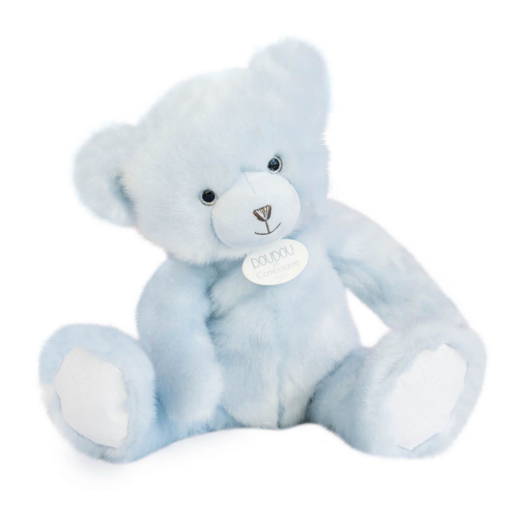 DouDou ET Compagnie LP Medveď ľadovomodrý 37cm