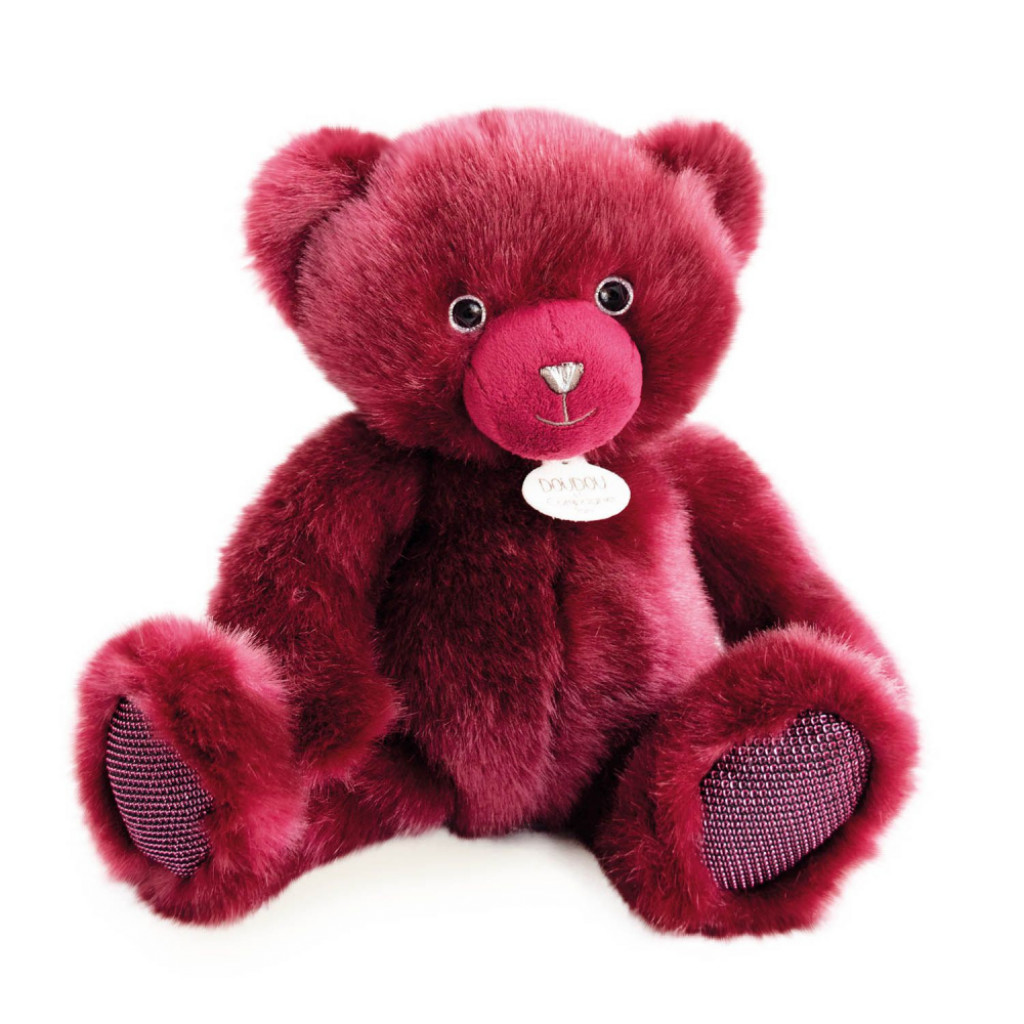 DouDou ET Compagnie LP Medveď bordový 30cm