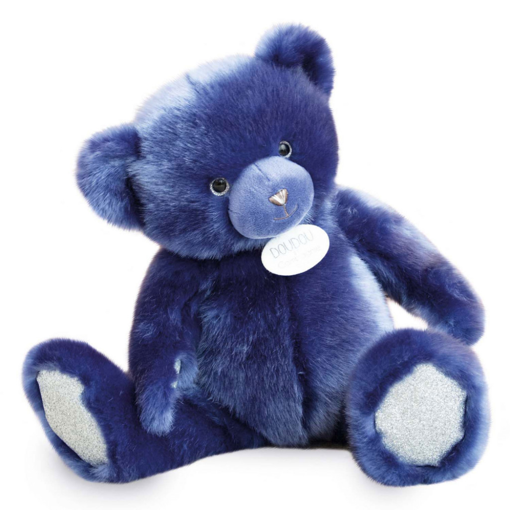 DouDou ET Compagnie LP Medveď modrý 37cm