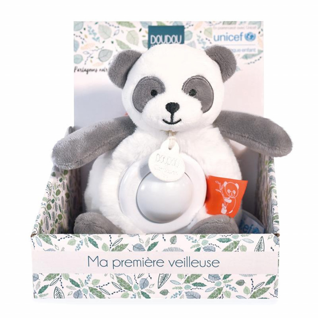DouDou ET Compagnie Nočné svetielko Panda UNICEF