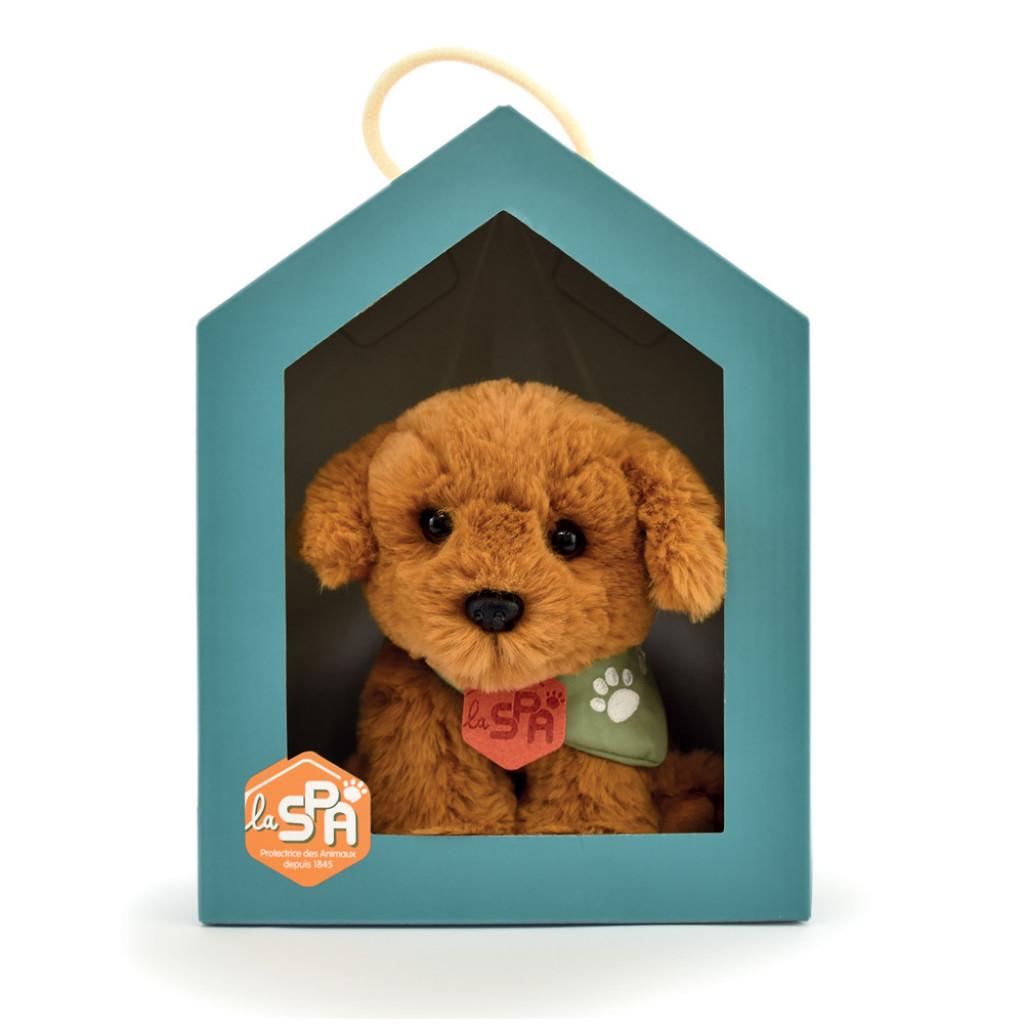 DouDou ET Compagnie Svetlohnedý plyšový psík 16 cm