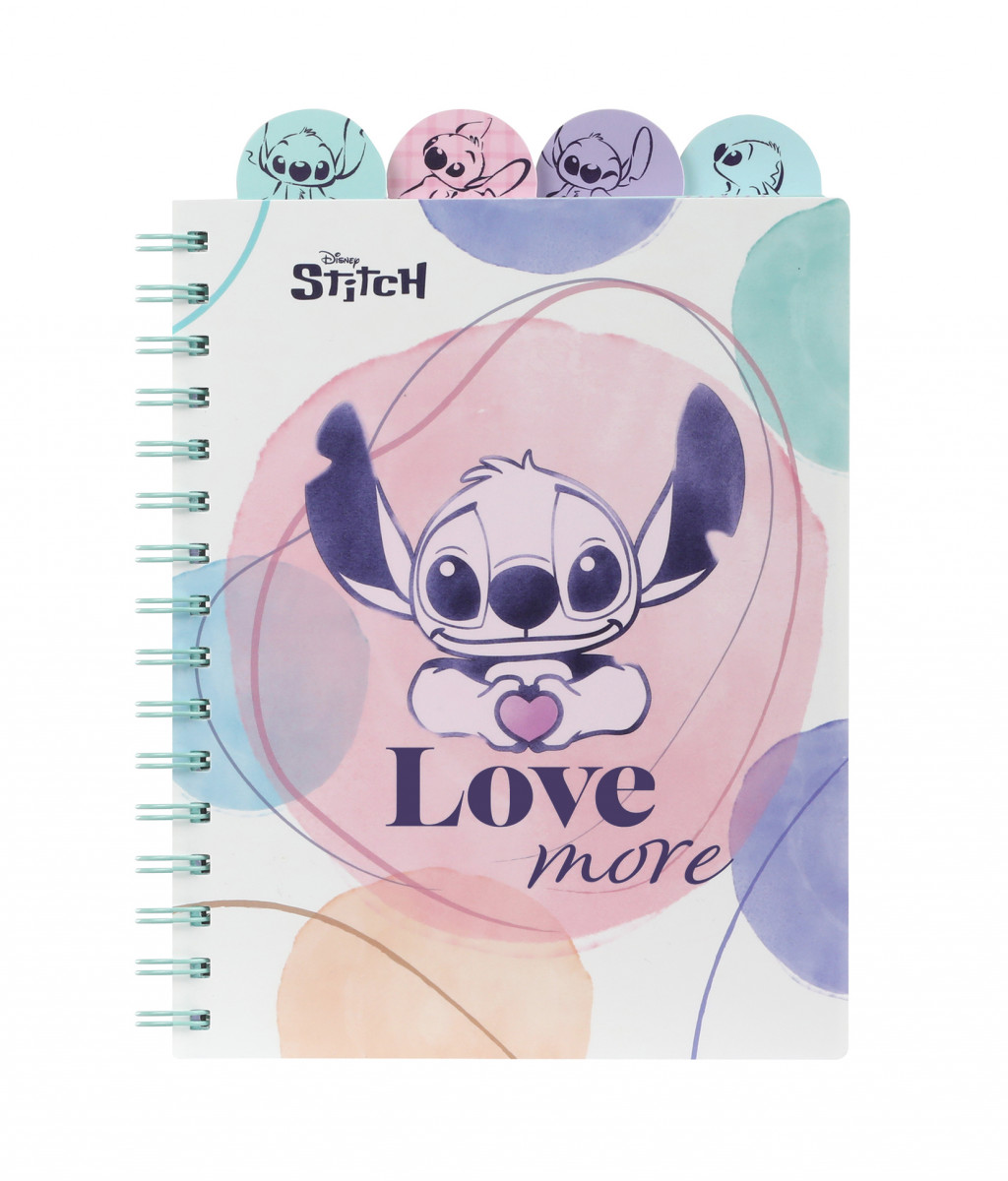 Coolpack Zápisník špirálový A5 so záložkami Stitch Pastel