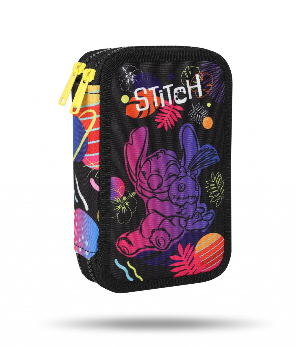 Coolpack Peračník Jumper dvojposchodový Stitch Black