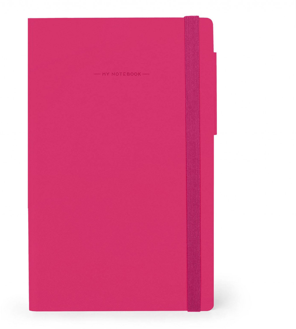 Legami Zápisník Legami Plain Notebook - My Notebook - Medium - Raspberry