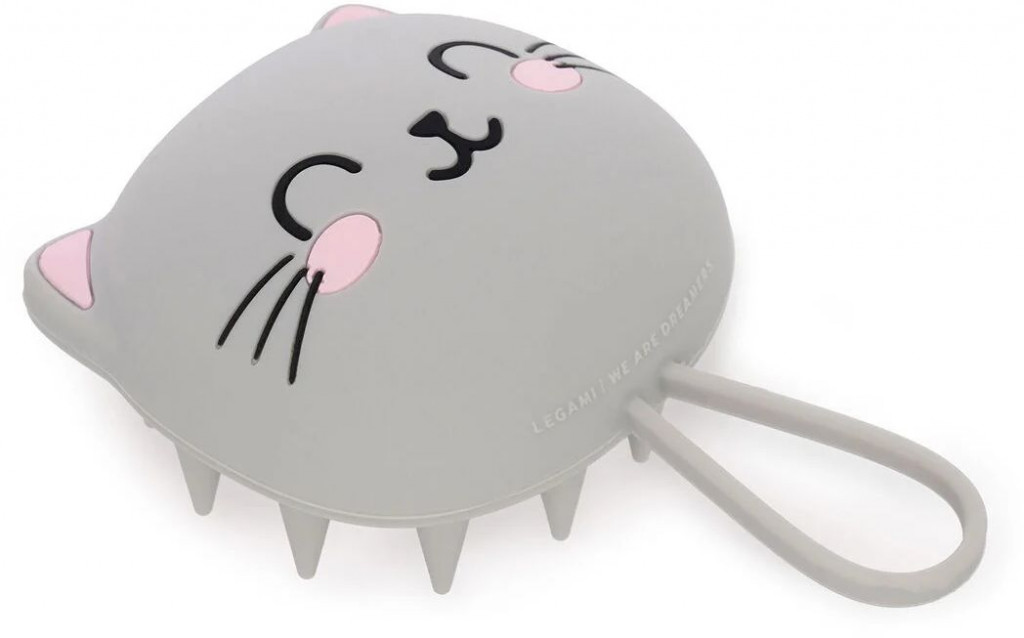 Legami Masážna kefa na pokožku hlavy Legami Scalp Massager - Kitty