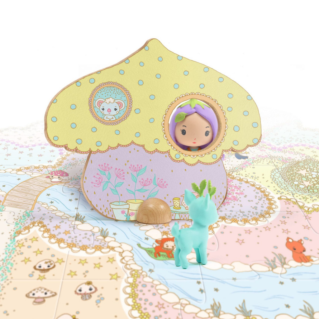 DJECO ENG: Puzzl'Up Lily tinypuzz-33pcs