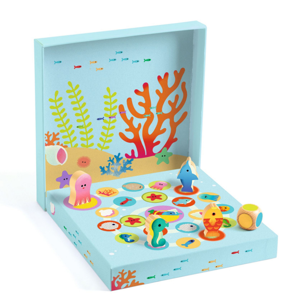 DJECO ENG: Ludo Sea - 4 games