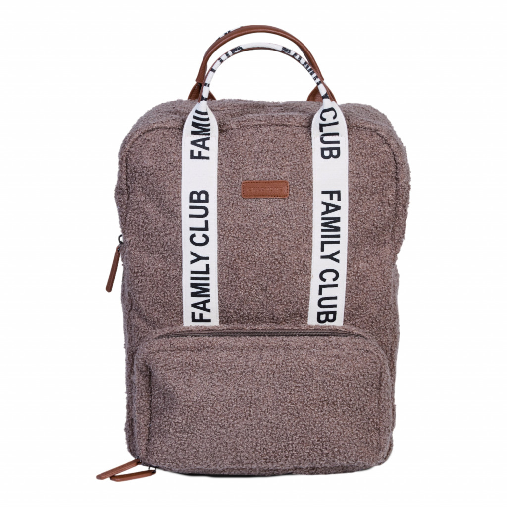 Childhome Prebaľovací batoh Family Club Signature Teddy Soft Brown