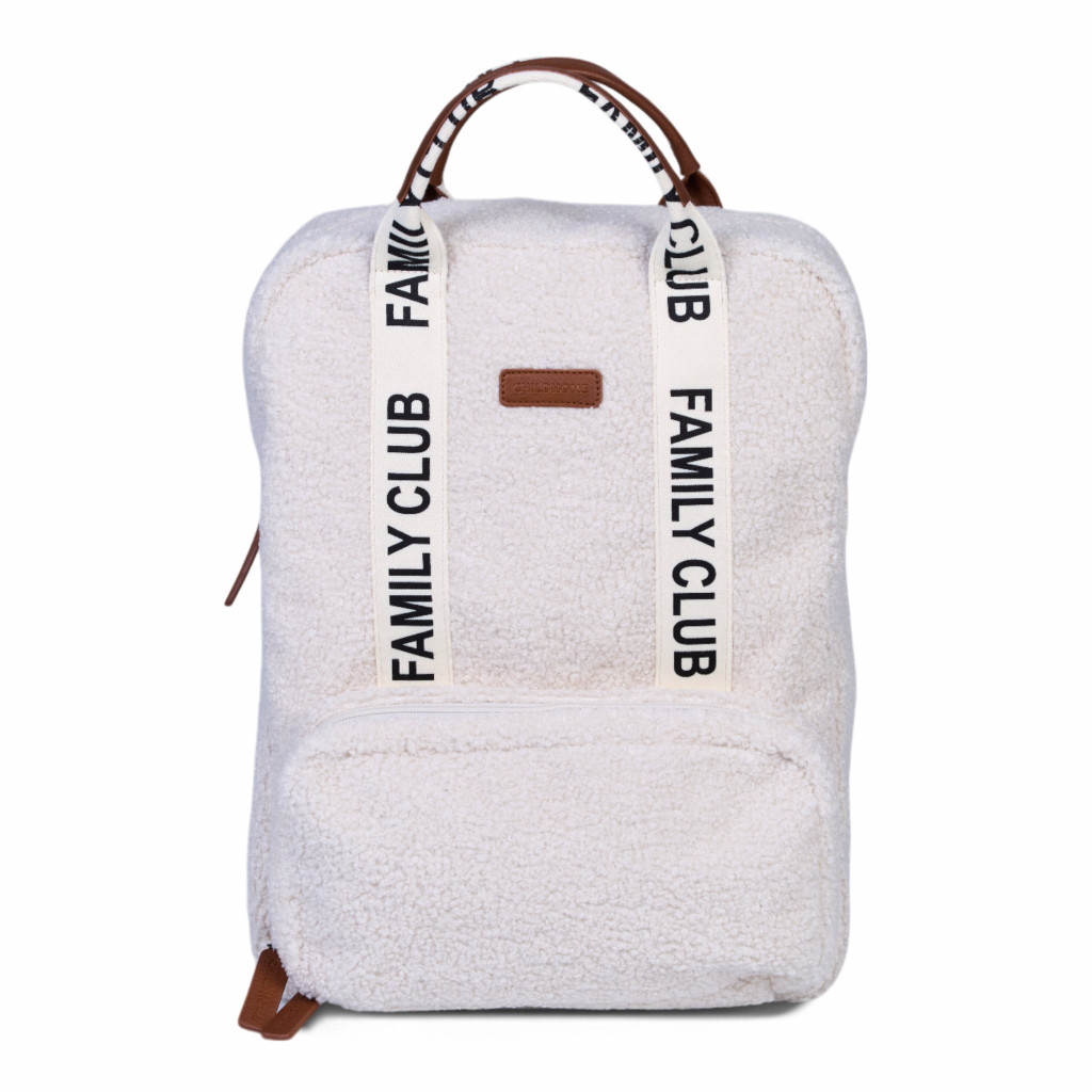 Childhome Prebaľovací batoh Family Club Signature Teddy Off White