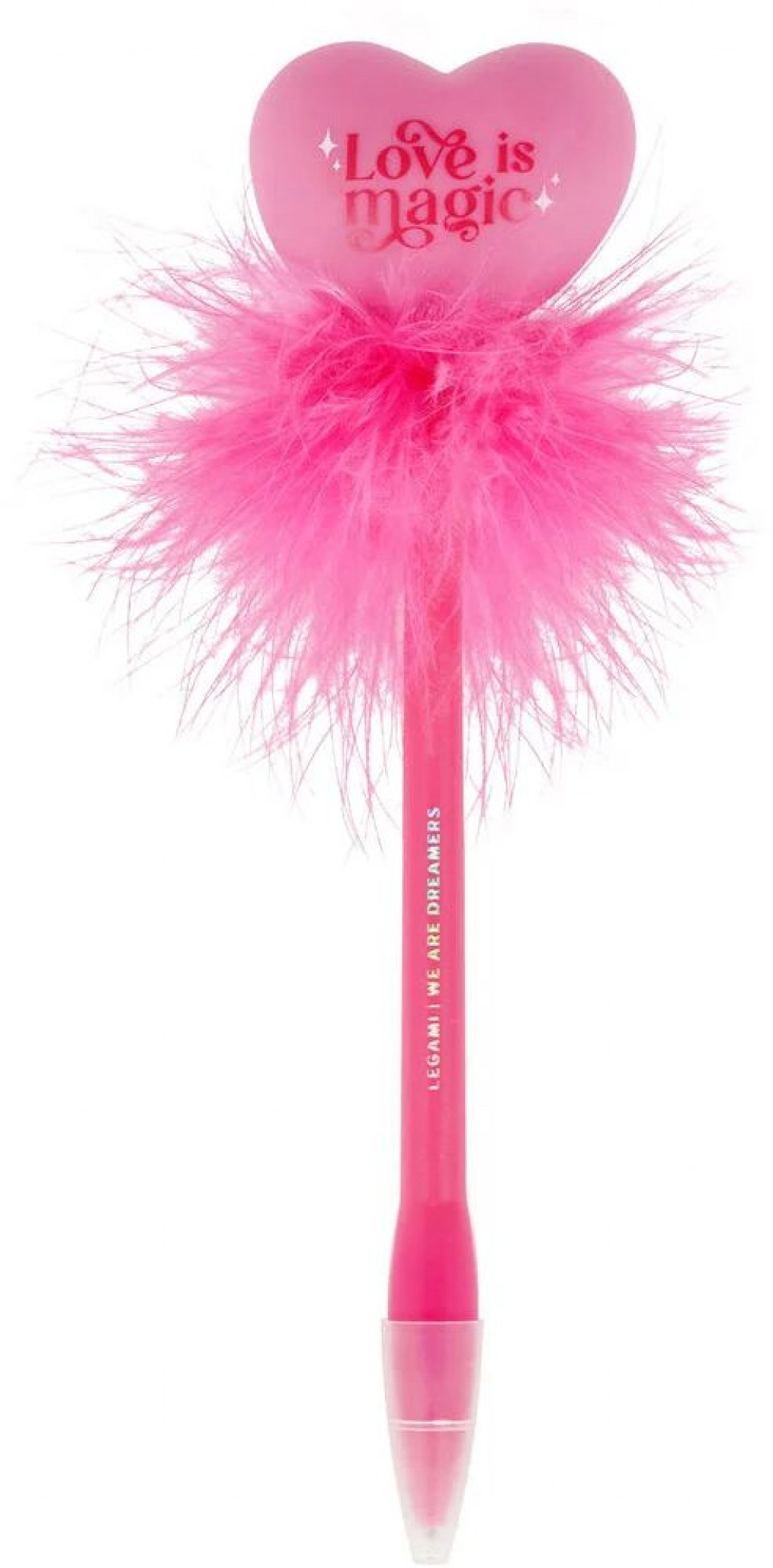 Legami Svietiace perá Legami Light-Up Heart Ballpoint Pen - Writing Is Magic - Heart