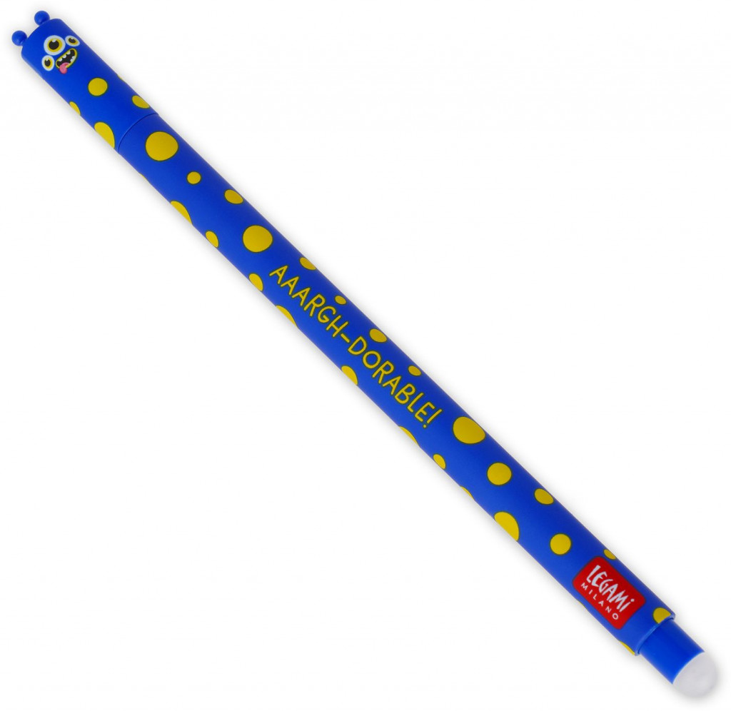 Legami Gumovacie pero Legami Erasable Gel Pen - Erasable Pen - Monster