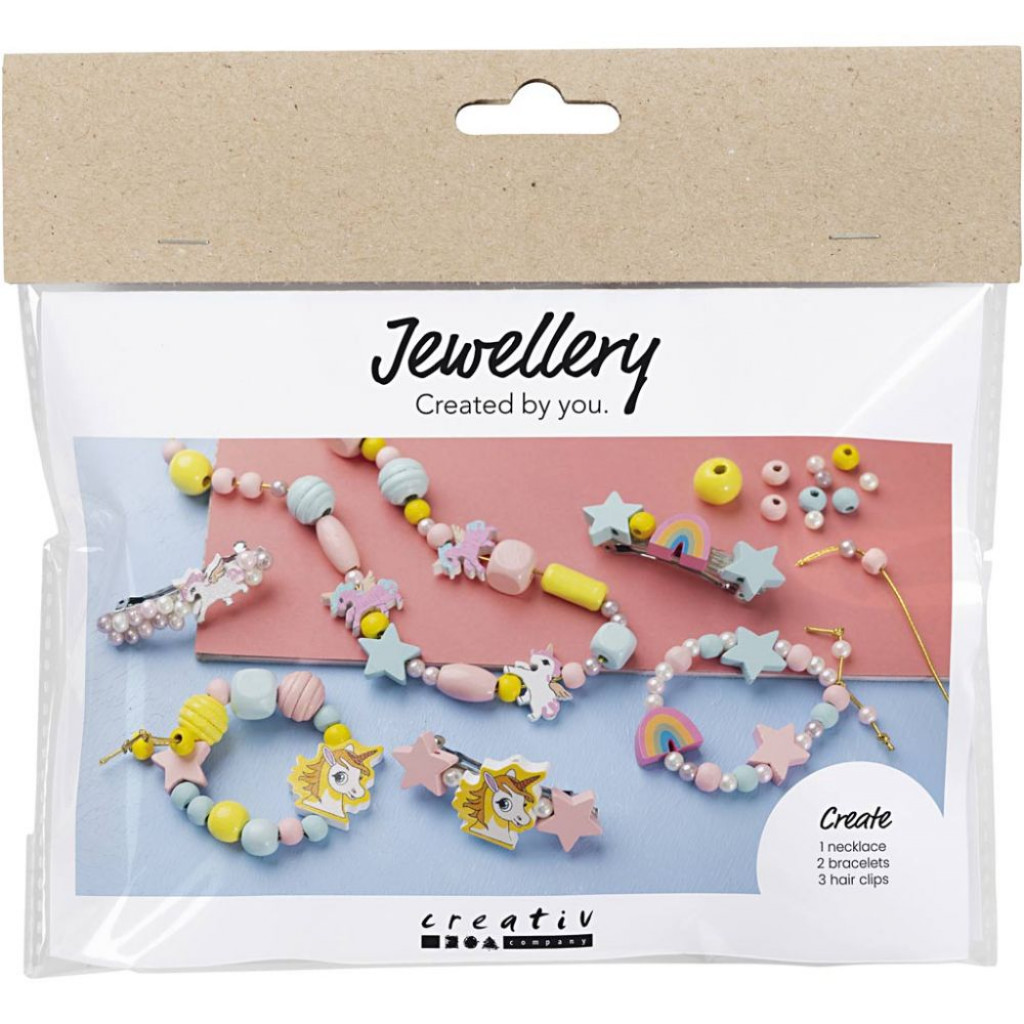 Creativ Company Kreatívna sada Mini Craft Kit Jewellery Blue Pink