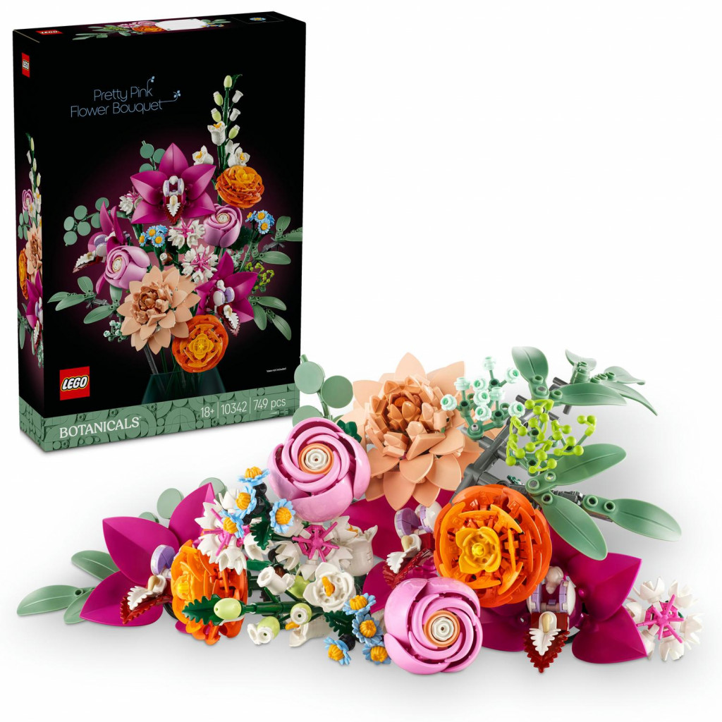 Lego® Krásna kytica rúžových kvetov