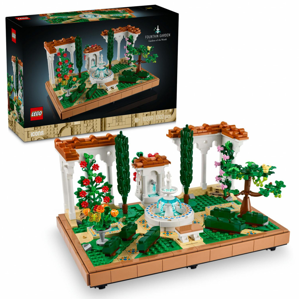 Lego® Záhrada s fontánou