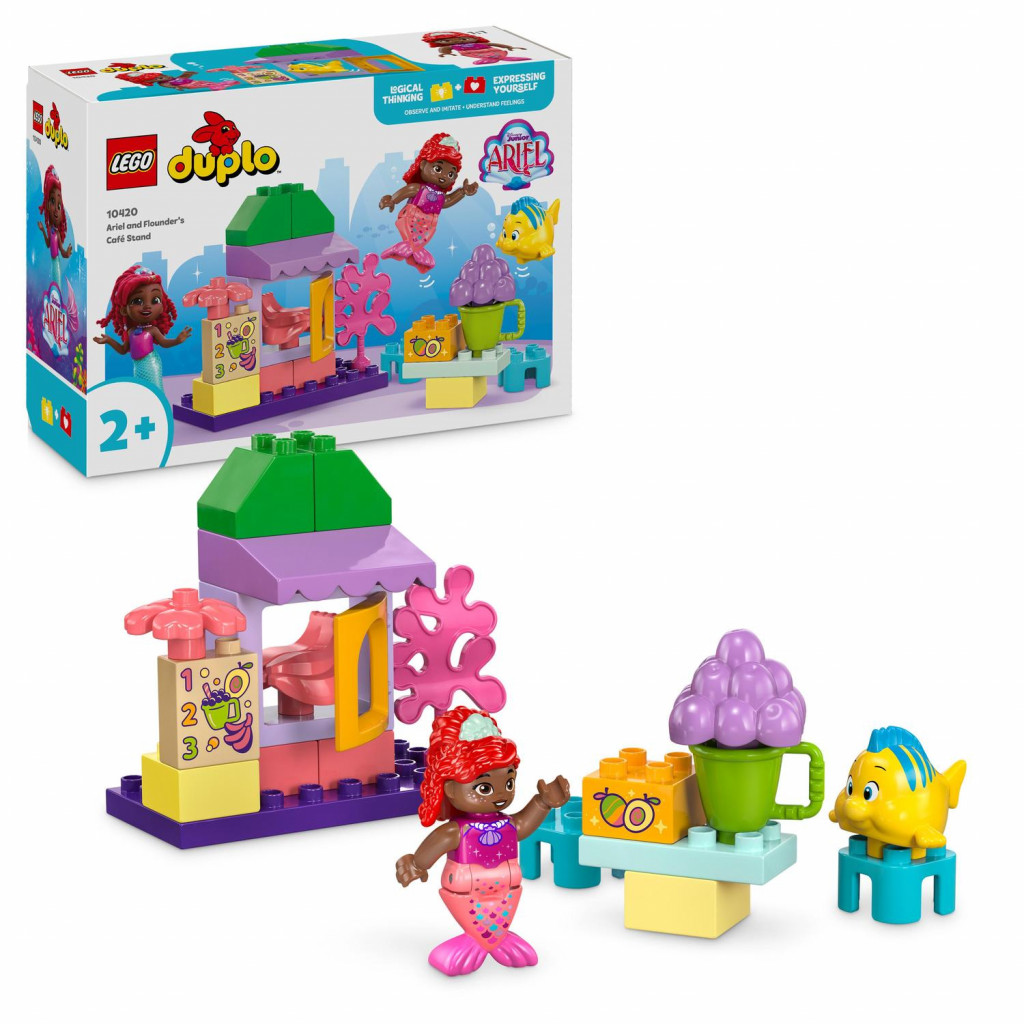 Lego® Ariel a Šupinka – stánok s kávou