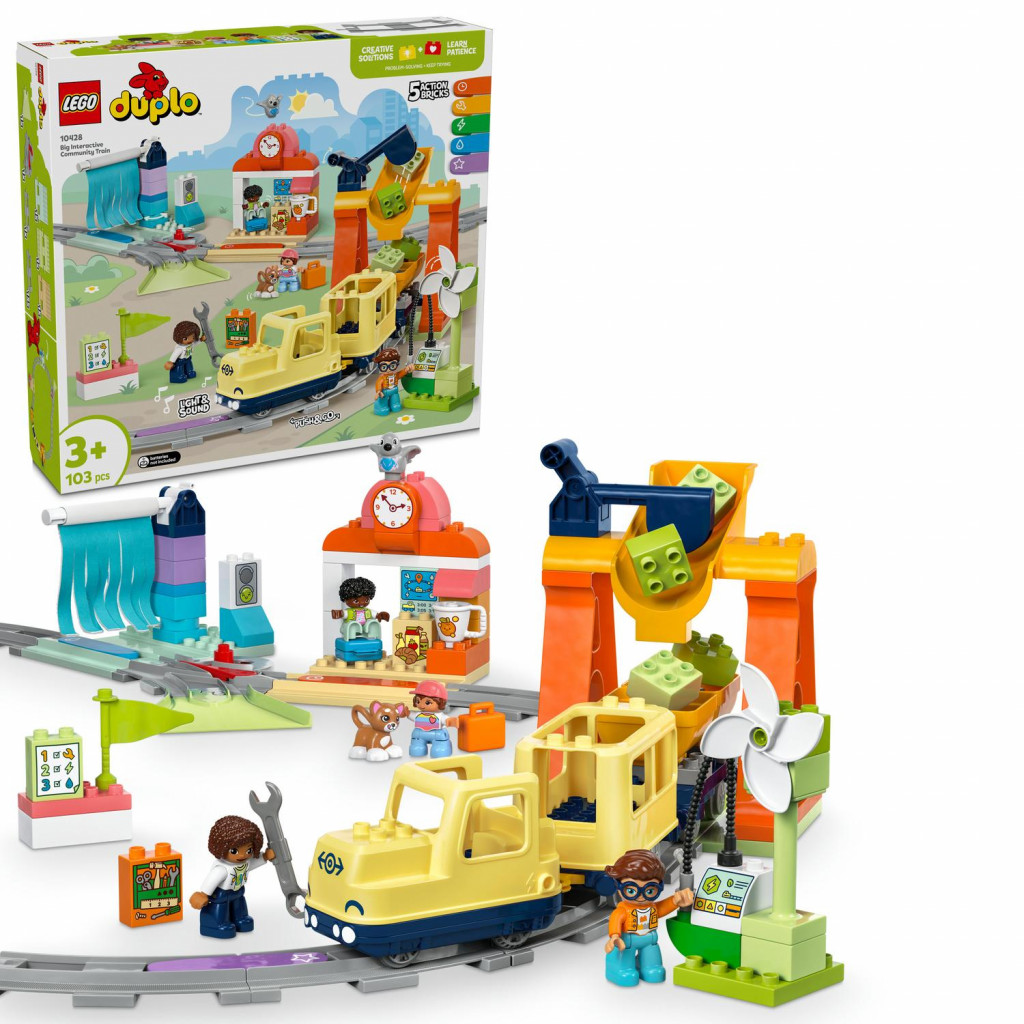 Lego® Veľký interaktívny komunitný vláčik