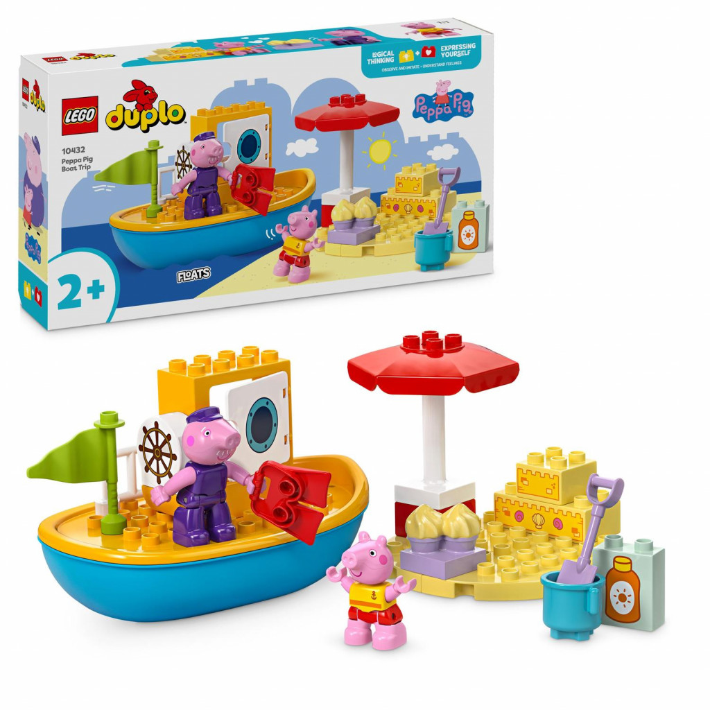 Lego® Prasiatko Peppa a výlet na loďke