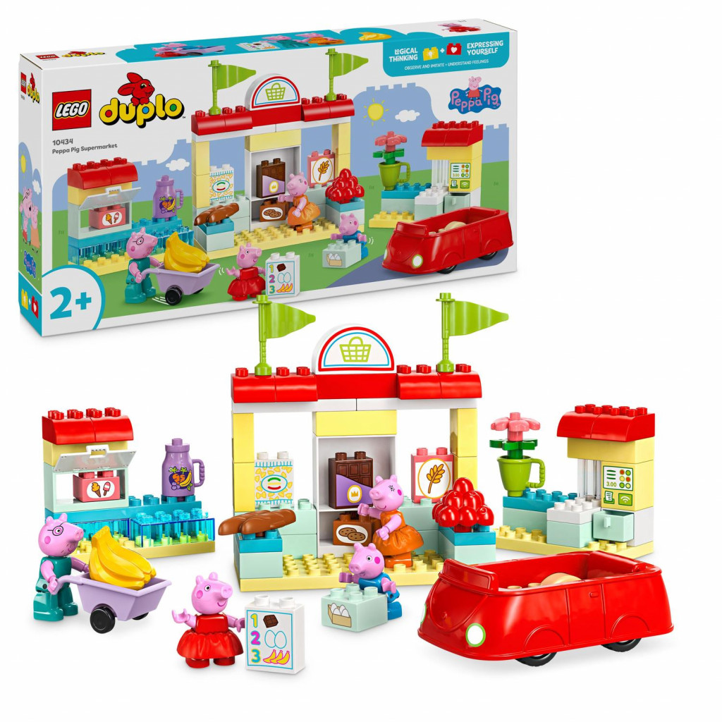 Lego® Prasiatko Peppa a supermarket