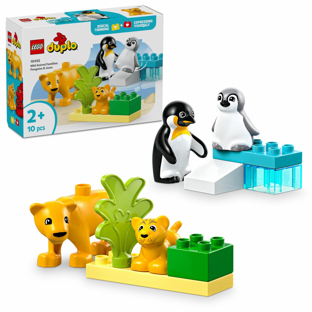 Lego® Rodinky divokých zvierat: Tučniaky a levy