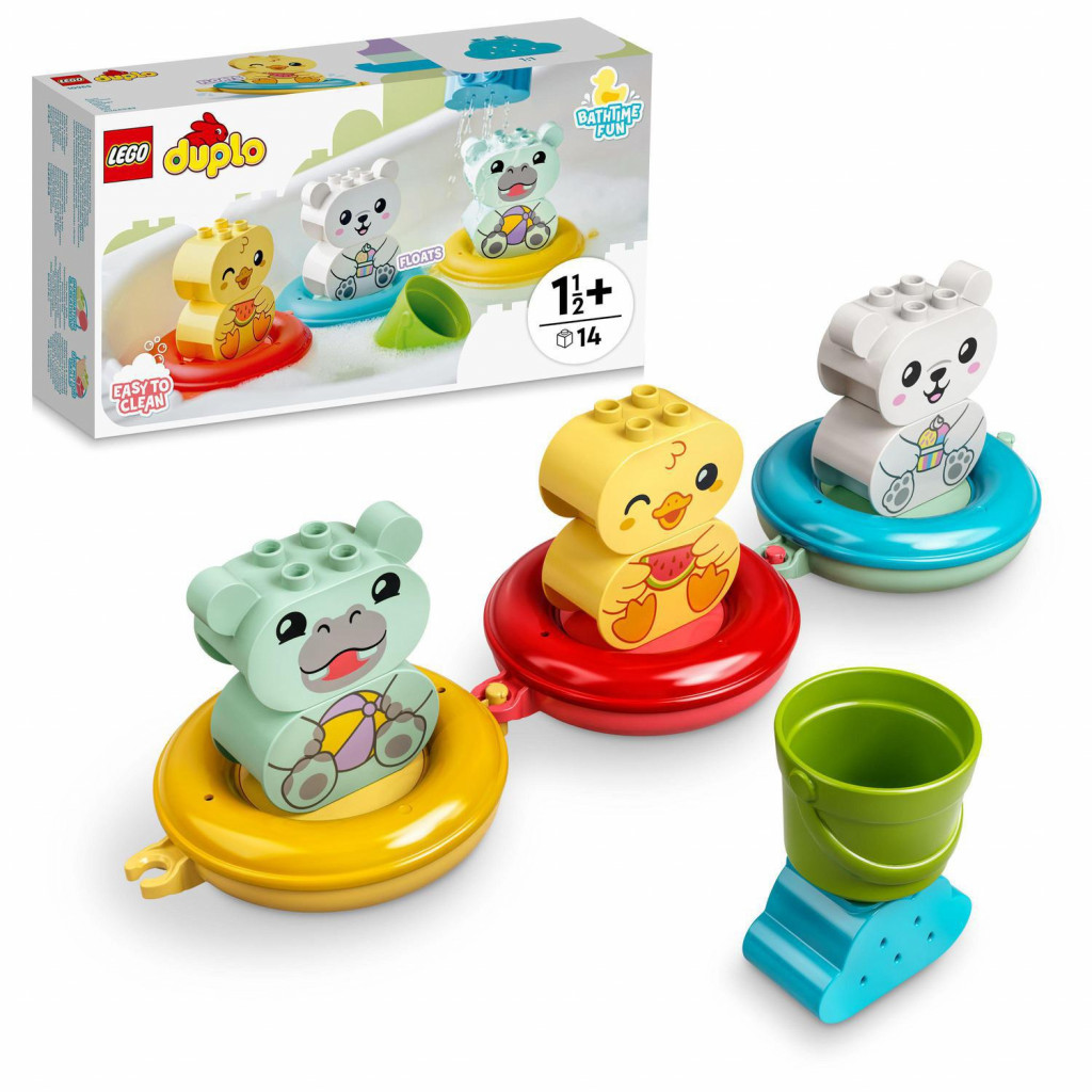 Lego® Zábava vo vani : Plávajúci vláčik so zvieratkami