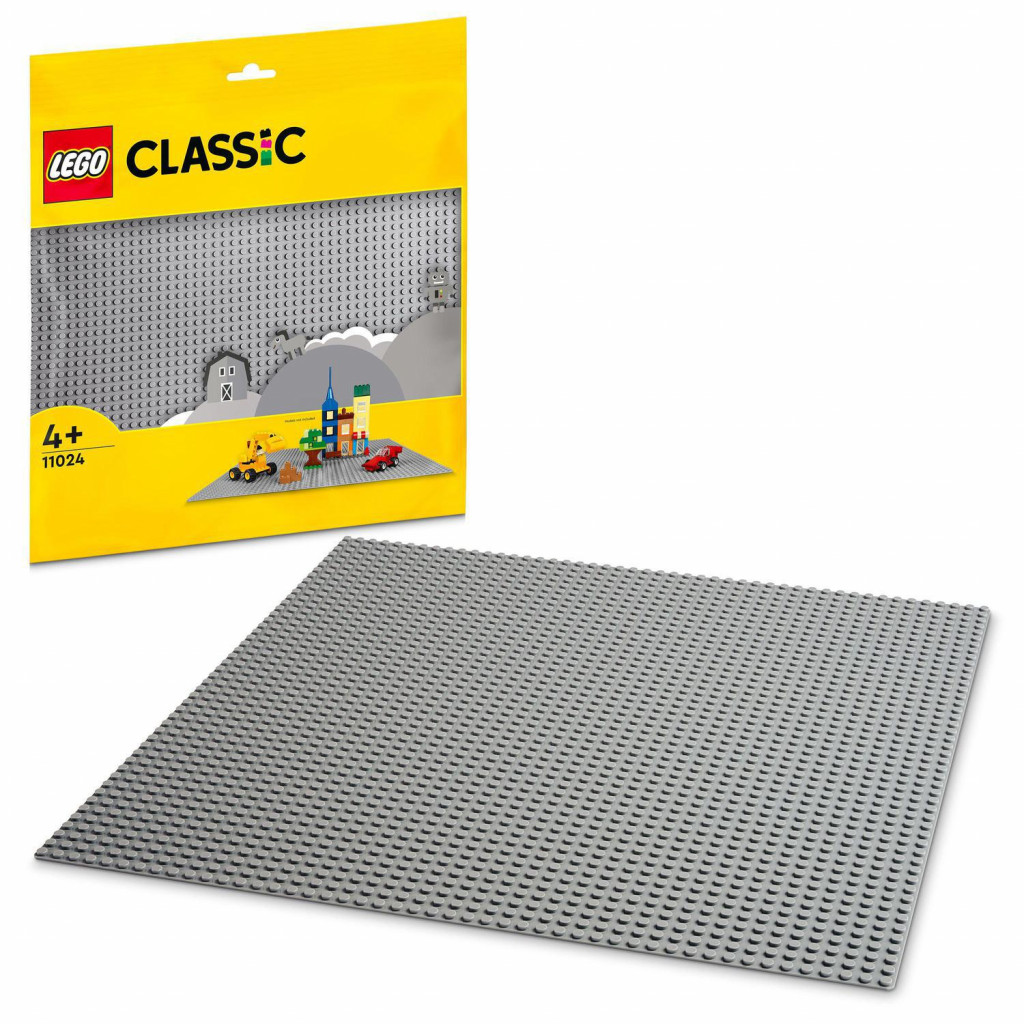Lego® Sivá podložka na stavanie