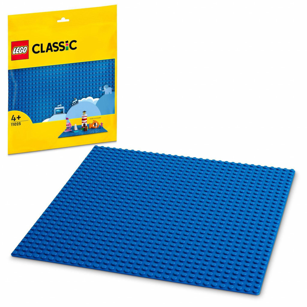 Lego® Modrá podložka na stavanie