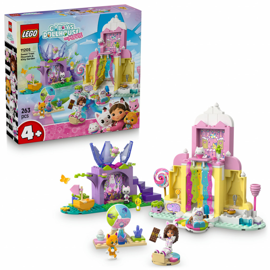 Lego® Sladká hora pokušenia a Mačacia záhrada