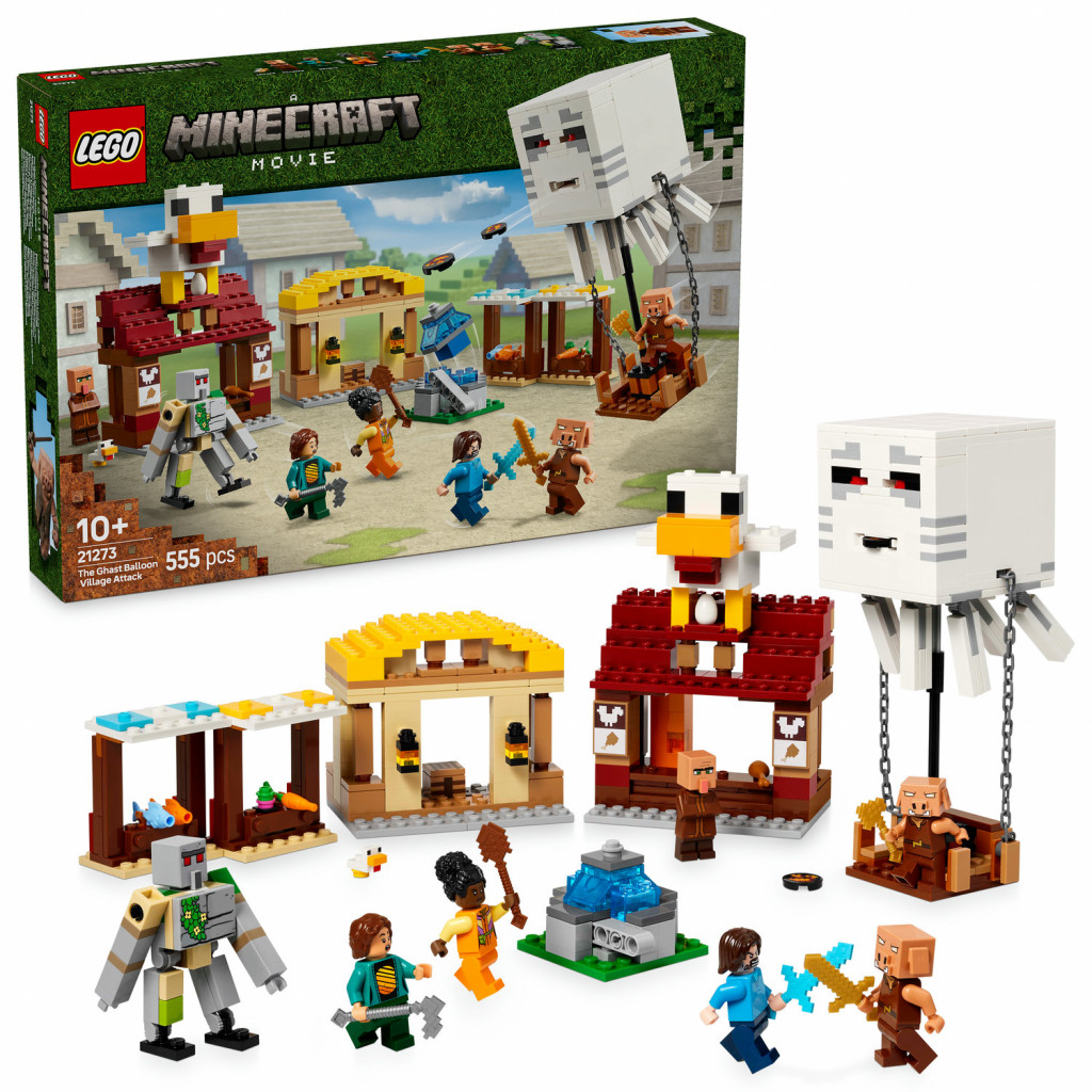 Lego® Balón v podobe Ghasta a útok na dedinu