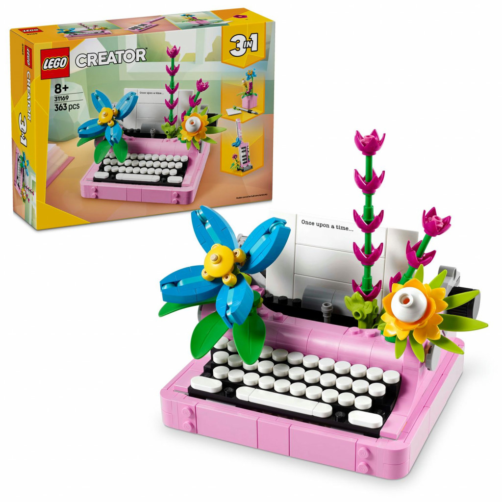 Lego® Písací stroj s kvetmi