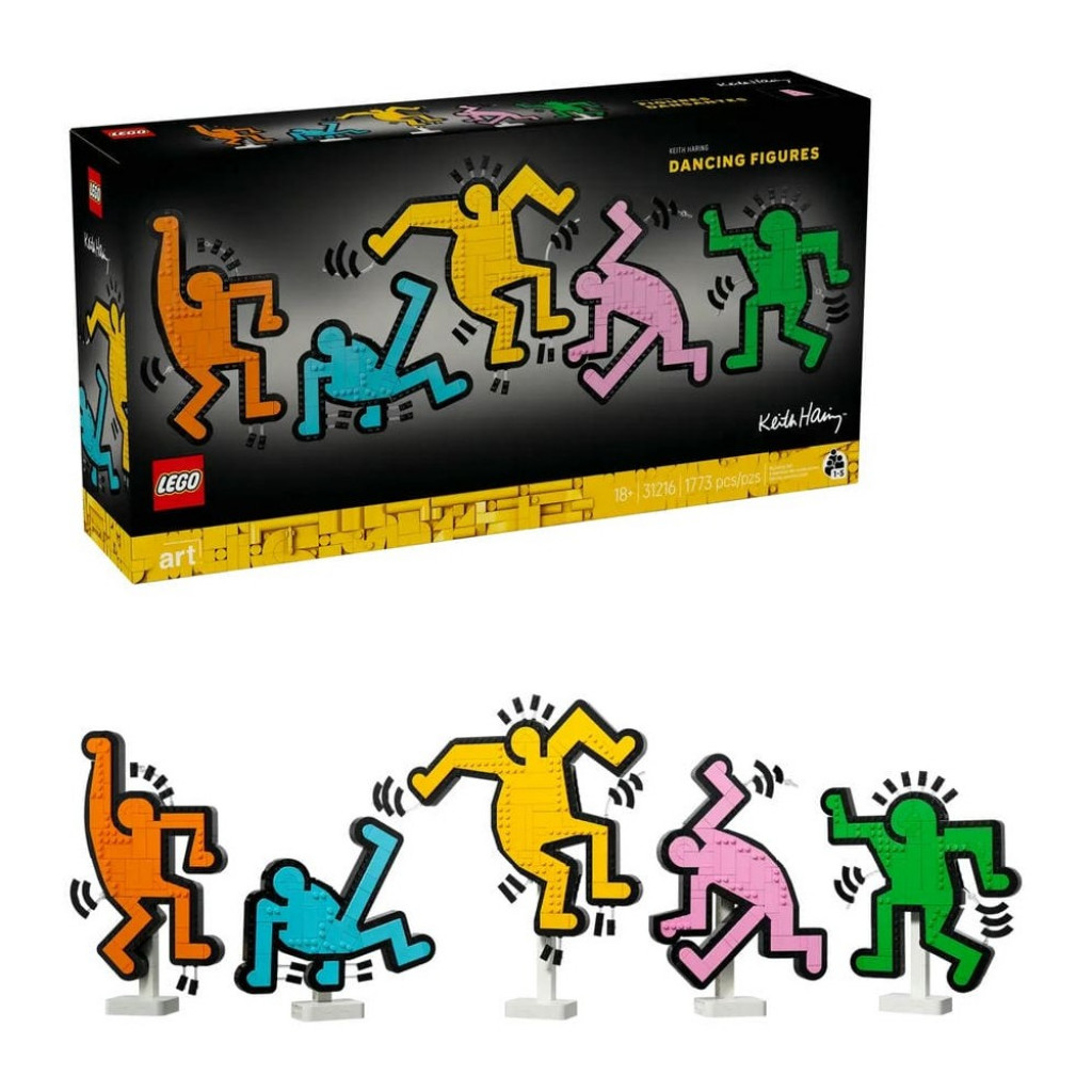 Lego® Keith Haring – Tancujúce postavy