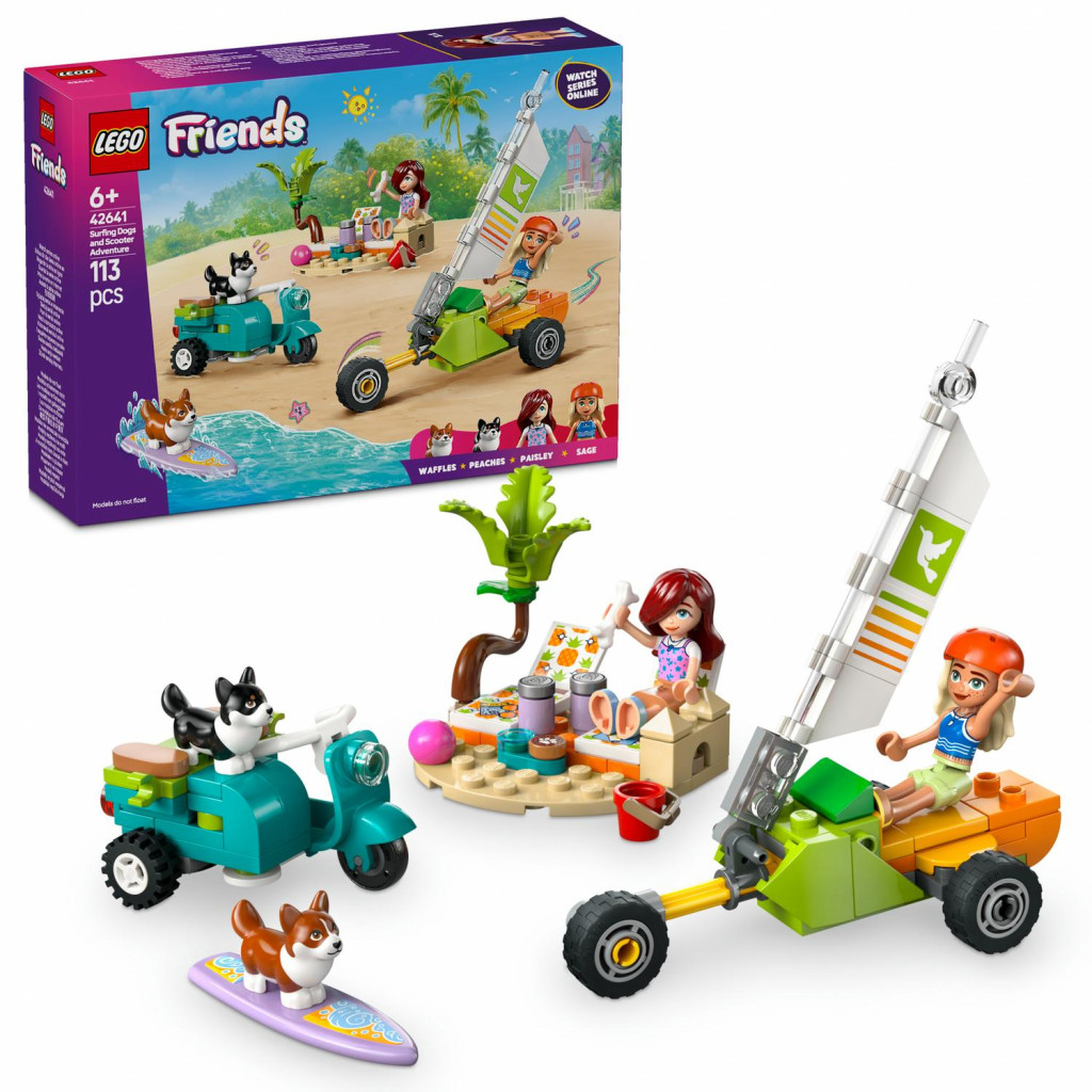 Lego® Dobrodružstvo so surfujúcimi psami a skútrom