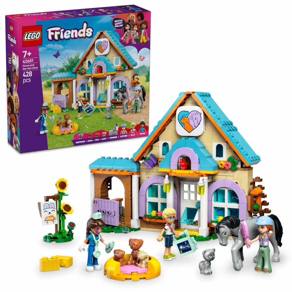 Lego® Veterinárna klinika pre kone a domáce zvieratá