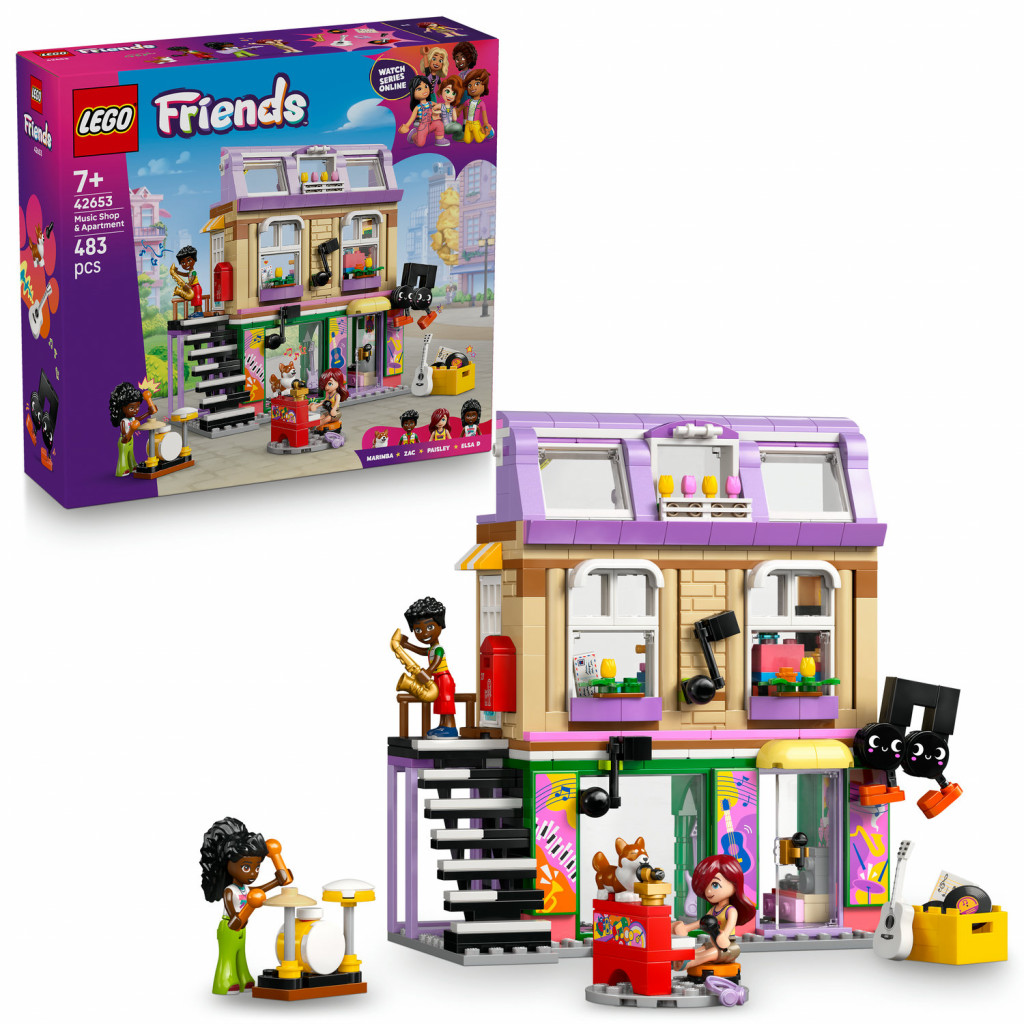 Lego® Obchod s hudobninami a byt