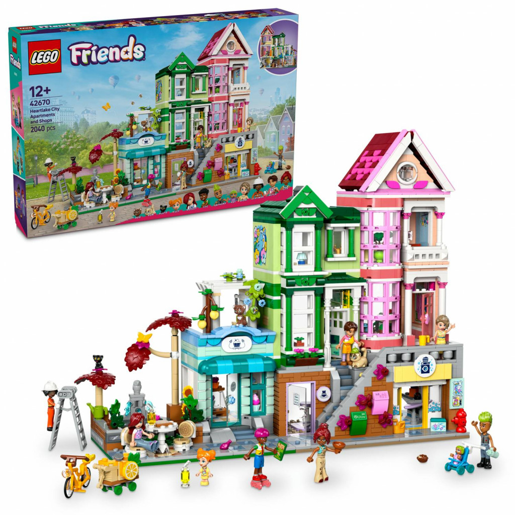 Lego® Apartmány a obchody v mestečku Heartlake