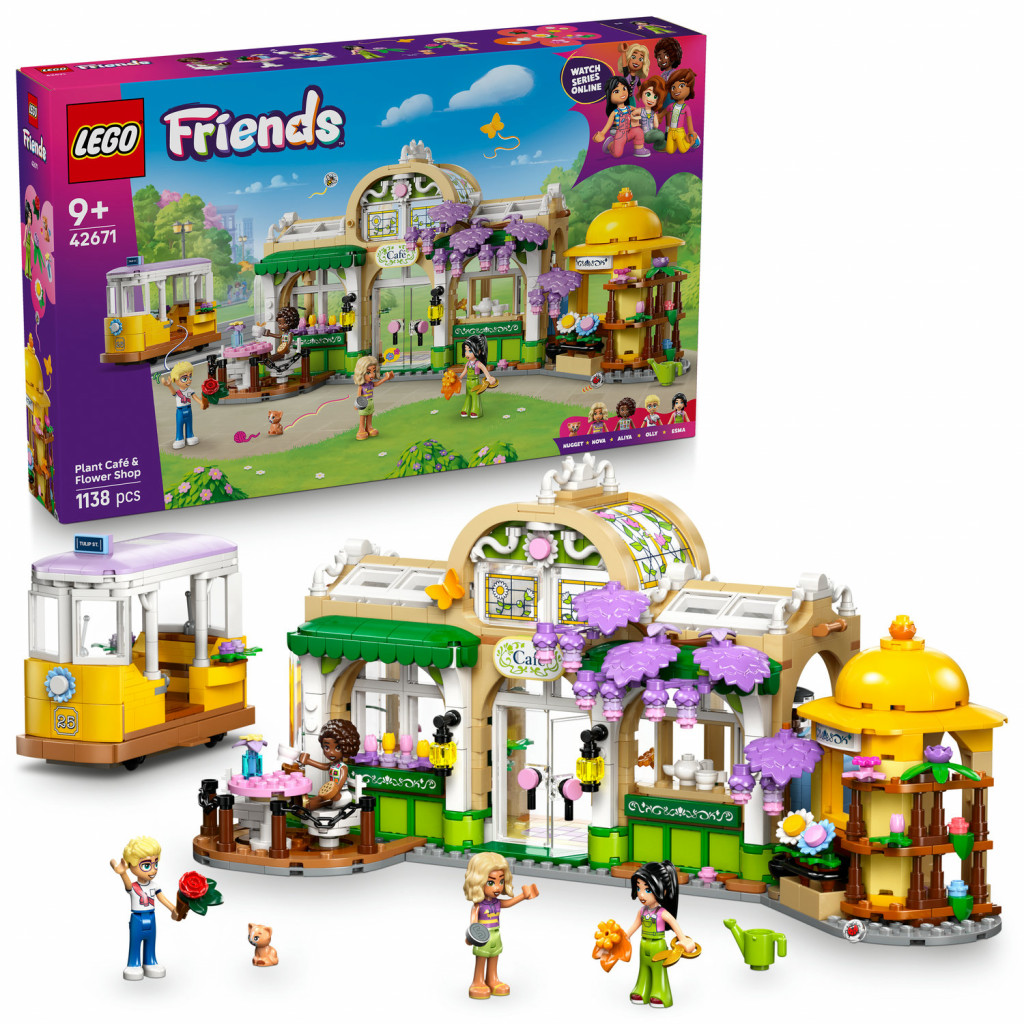 Lego® Kaviareň plná rastlín a kvetinárstvo
