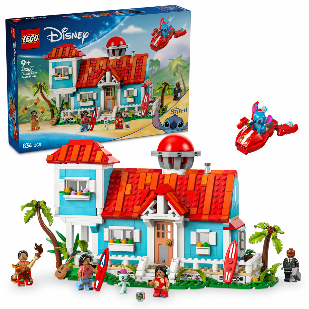 Lego® Lilo a Stitch a domček na pláži