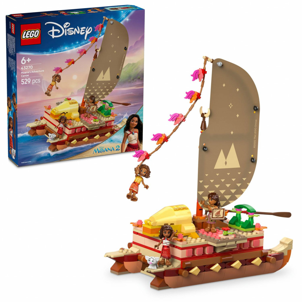 Lego® Vaiana a dobrodružstvo na kanoe