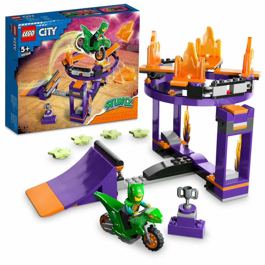 Lego® Kaskadérska výzva s rampou a obručou