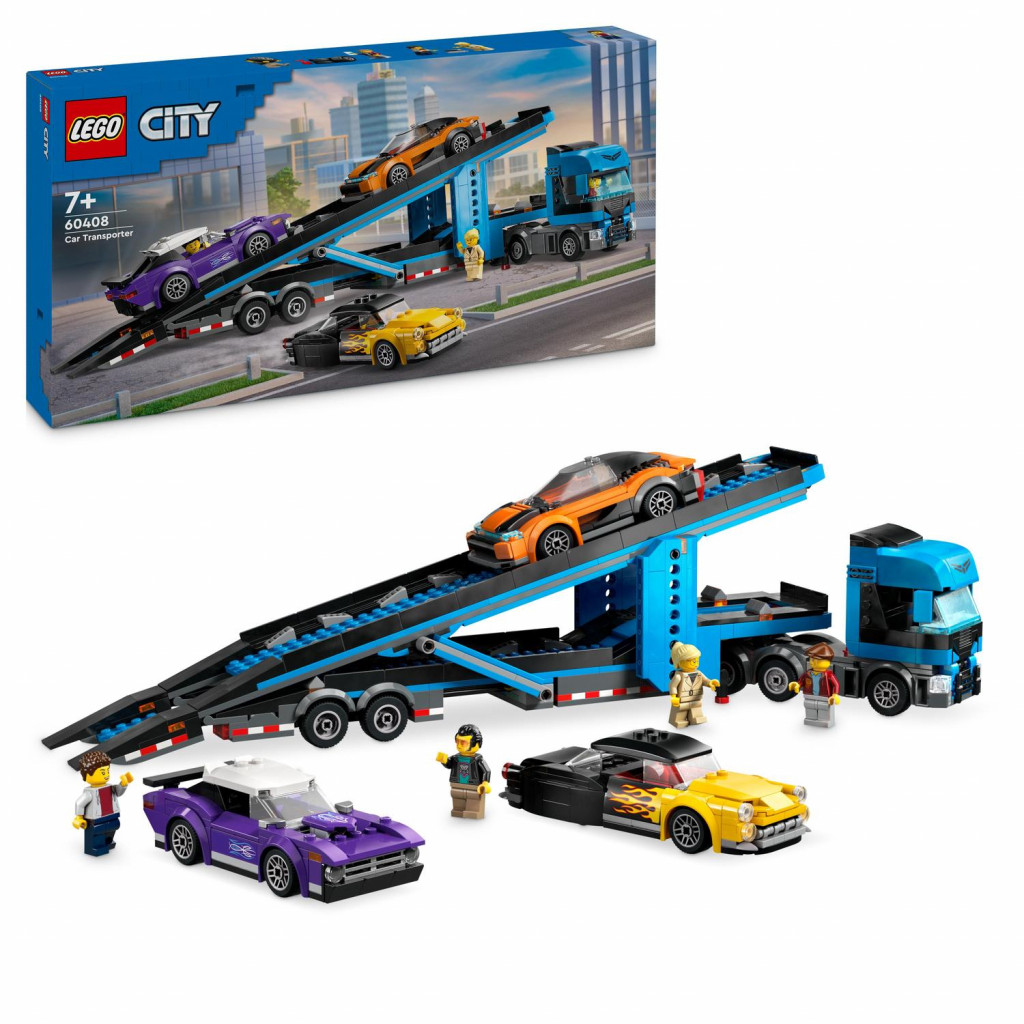 Lego® Kamión na prepravu áut so športiakmi