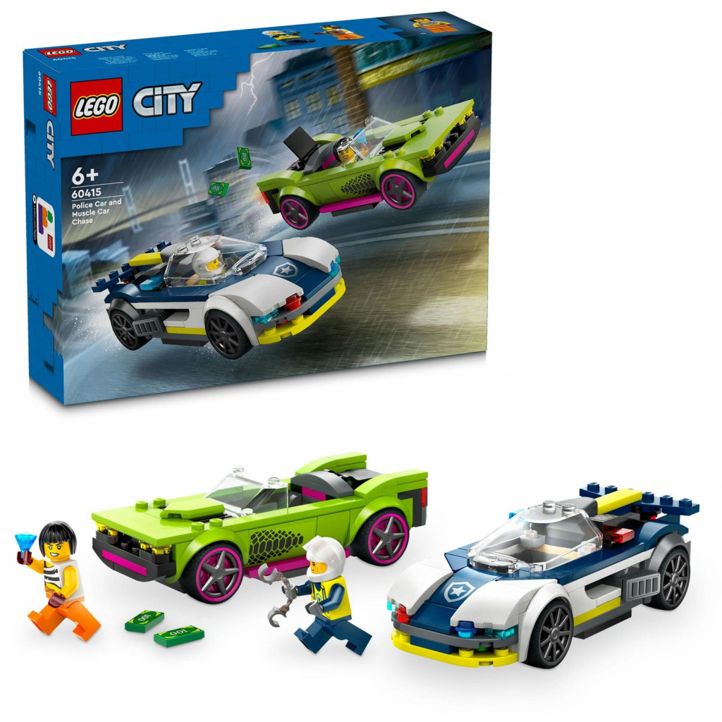 Lego® Naháňačka policajného auta a športiak